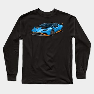 Blue STO Sports Cars Long Sleeve T-Shirt